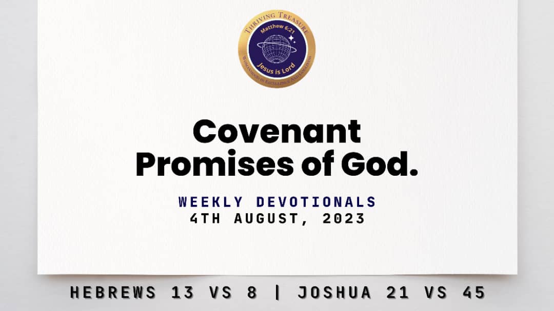 Read more about the article COVENANT PROMISES OF GOD