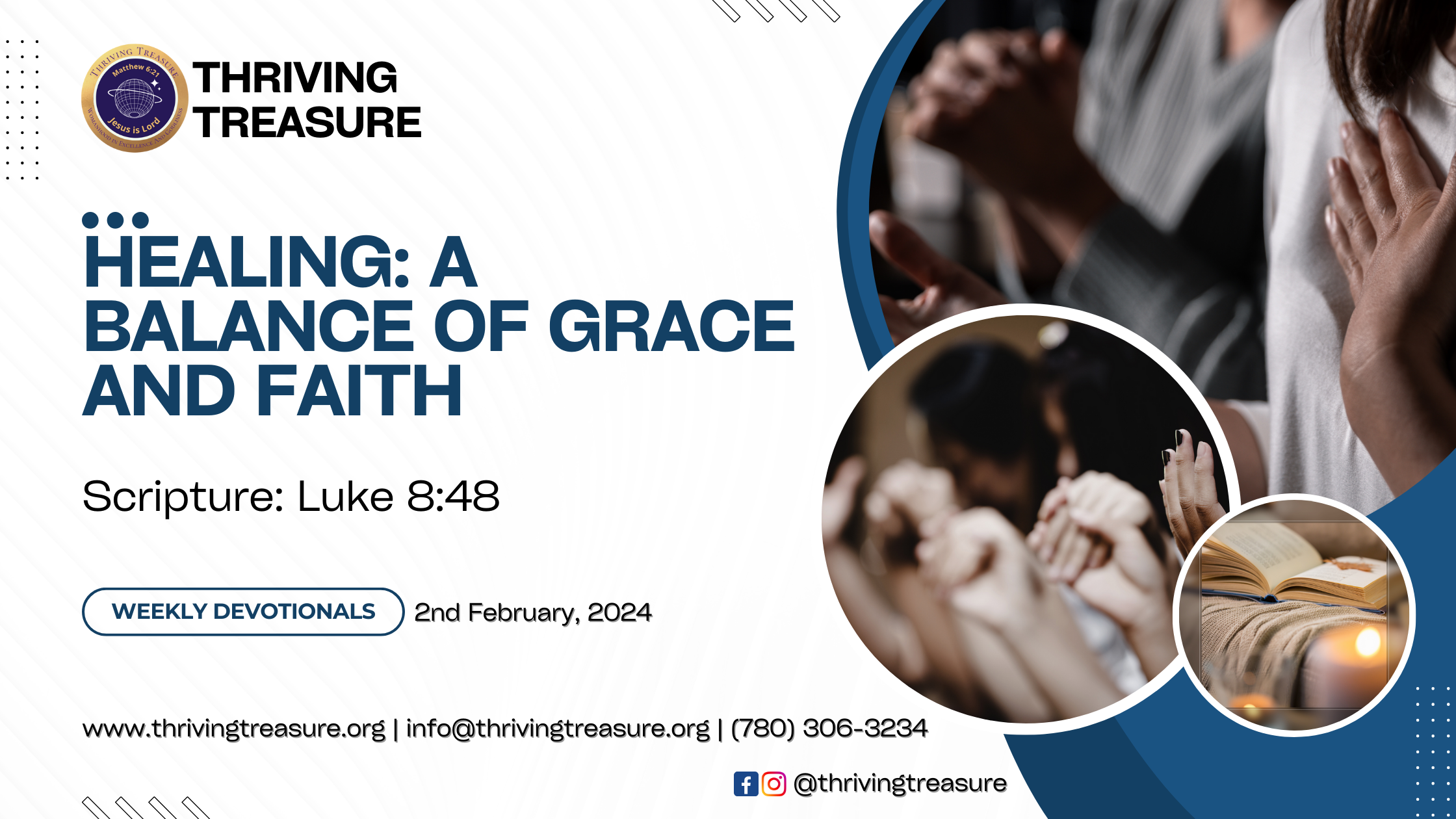 Read more about the article HEALING: A BALANCE OF GRACE AND FAITH