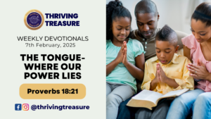 Read more about the article THE TONGUE- WHERE OUR POWER LIES