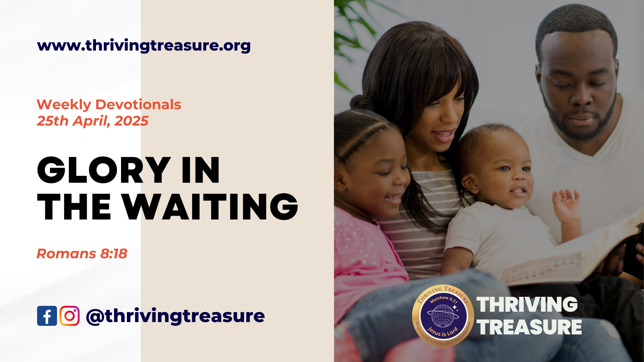 Read more about the article GLORY IN THE WAITING