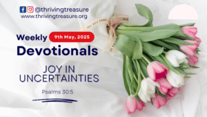 Read more about the article JOY IN UNCERTAINTIES