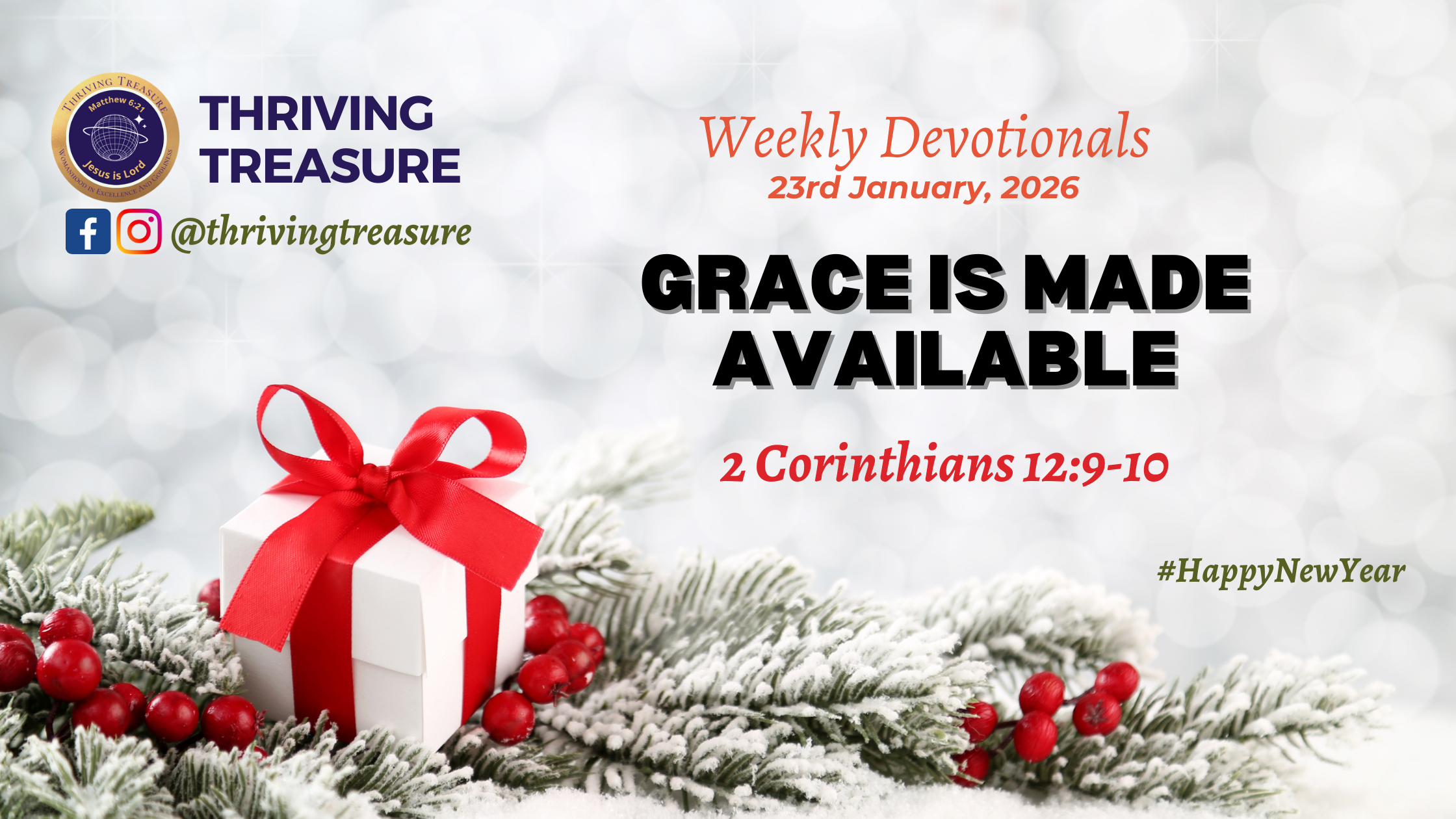 Read more about the article GRACE IS MADE AVAILABLE