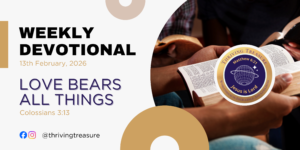 Read more about the article LOVE BEARS ALL THINGS