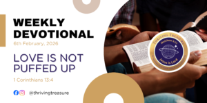 Read more about the article LOVE IS NOT PUFFED UP