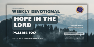 Read more about the article HOPE IN THE LORD