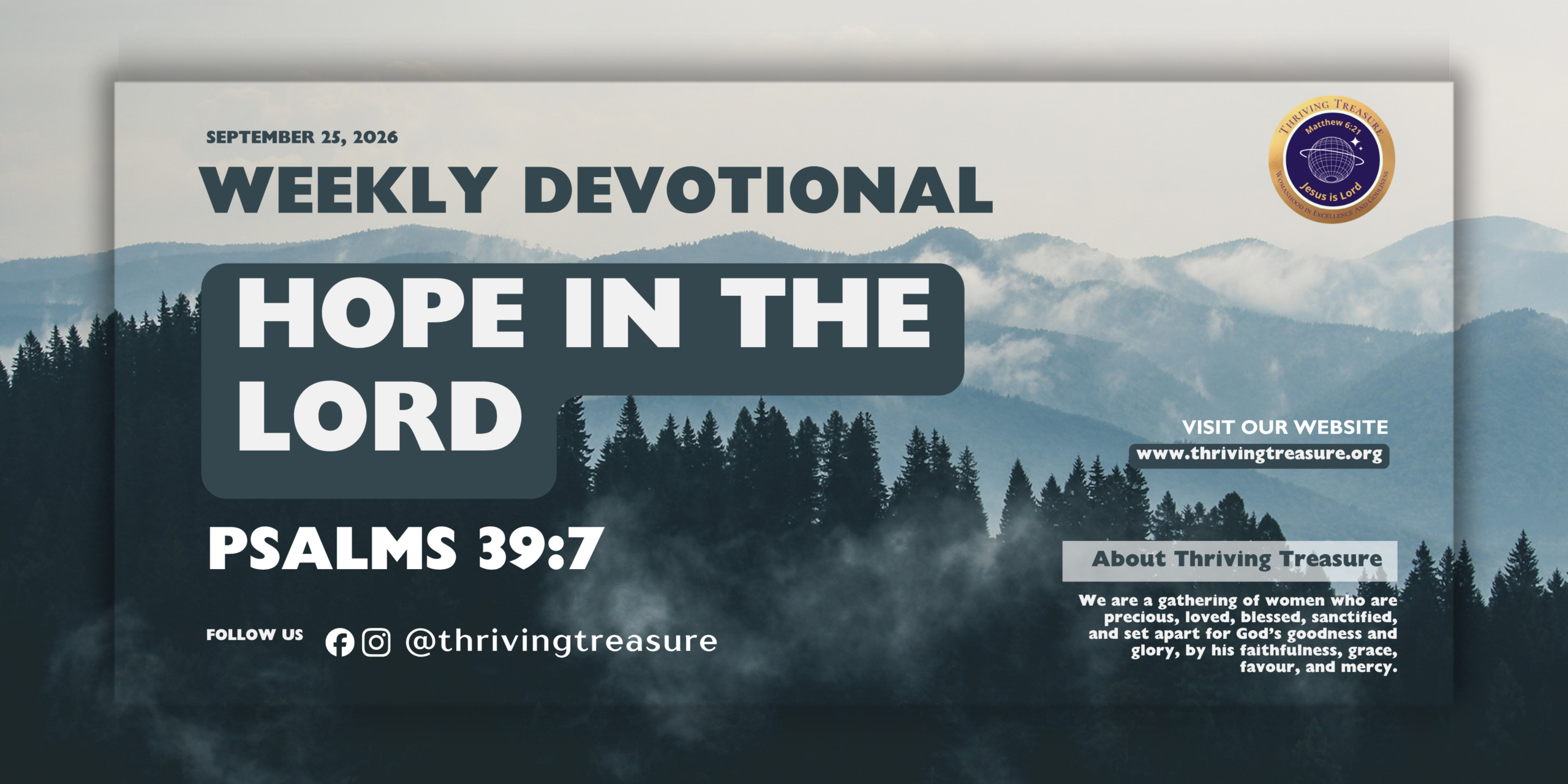 Read more about the article HOPE IN THE LORD